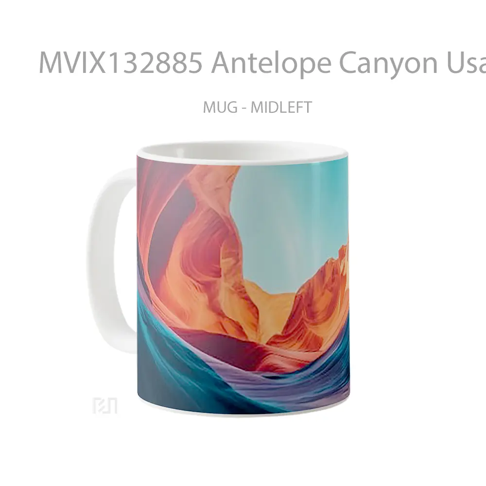 Mug Antelope Canyon Usa Gelas Keramik Unik - All-side / Desain