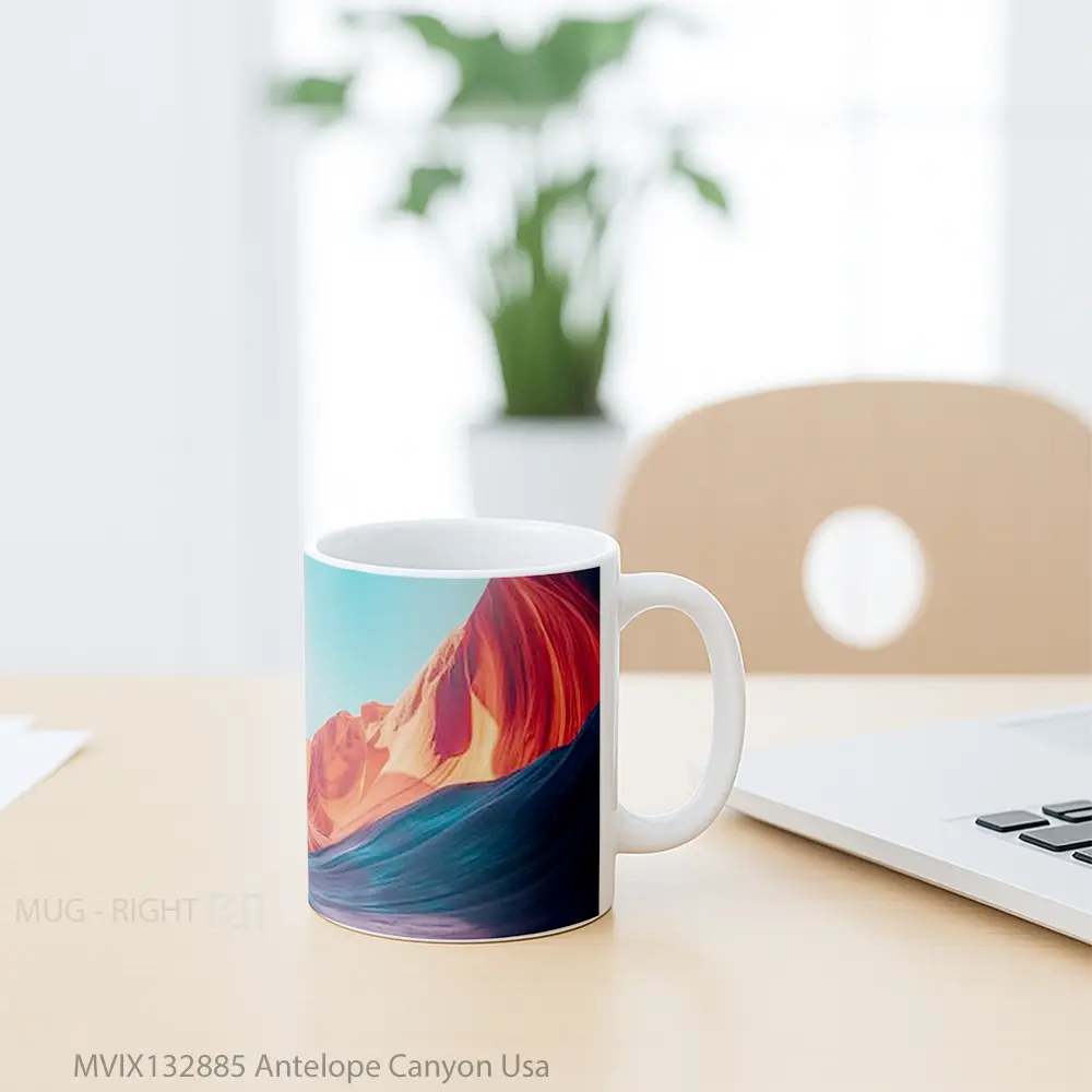 Mug Antelope Canyon Usa Gelas Keramik Unik - All-side / Desain