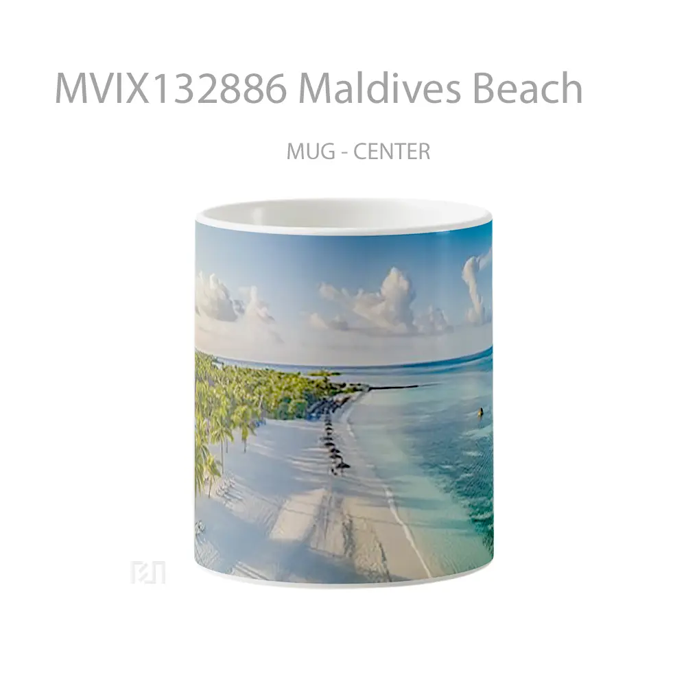 Mug Maldives Beach Gelas Pemandangan Alam