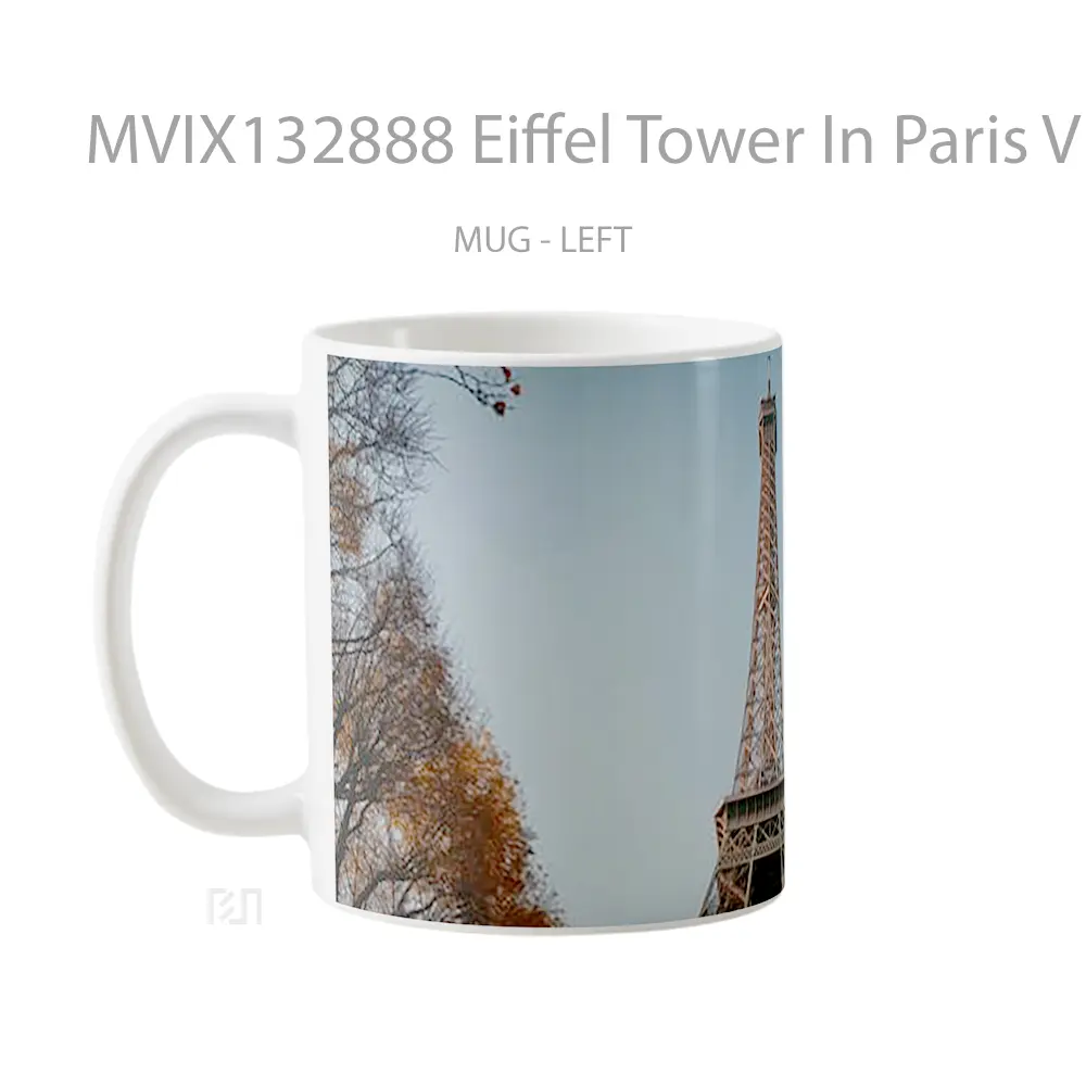 Mug Eiffel Tower In Paris V1 Gelas Keramik Unik - All-side / Desain