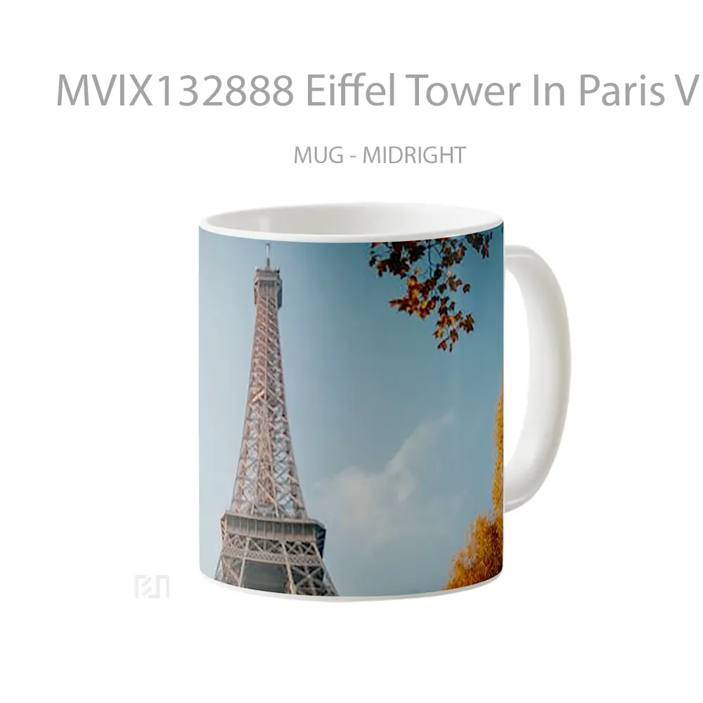 Mug Eiffel Tower In Paris V1 Gelas Keramik Unik - All-side / Desain