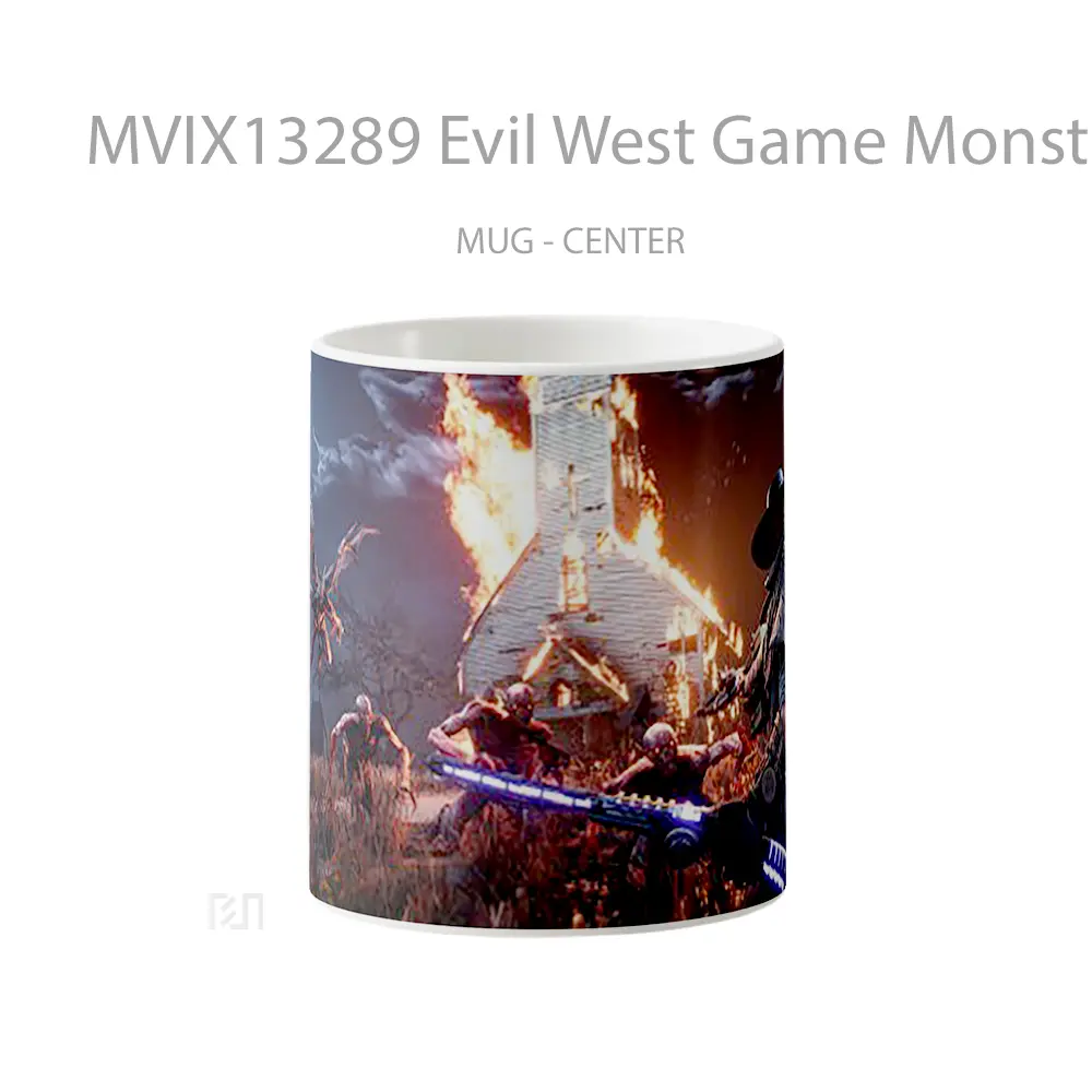Mug Evil West Game Monsters Cangkir Gamer