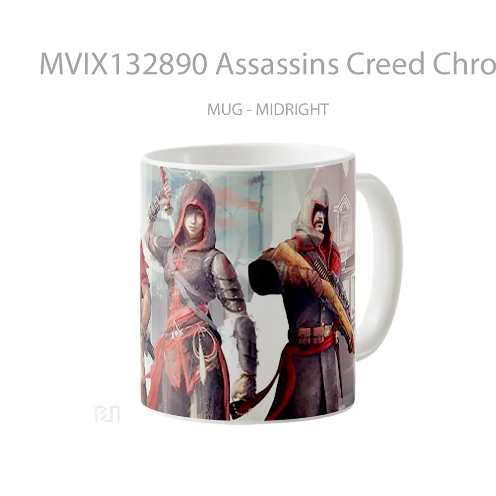 Mug Assassins Creed Chronices China Cangkir Gamer - All-side / Desain
