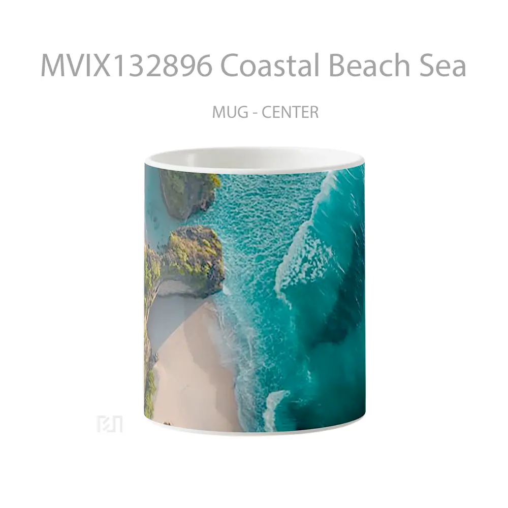 Mug Coastal Beach Sea Gelas Pemandangan Alam