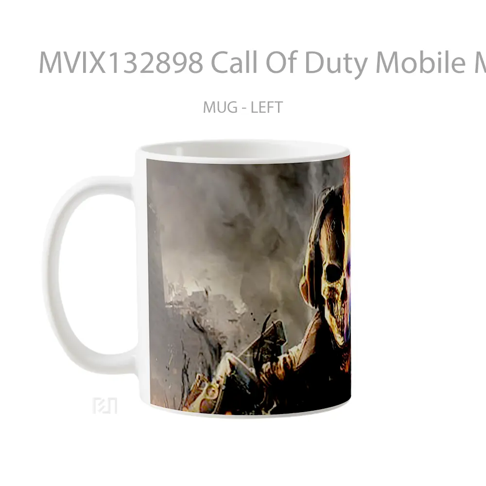 Mug Call Of Duty Mobile Mythic Ghost Eternal Siege Cangkir Gamer - All-side / Desain