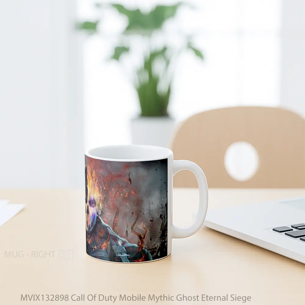 Mug Call Of Duty Mobile Mythic Ghost Eternal Siege Cangkir Gamer - All-side / Desain