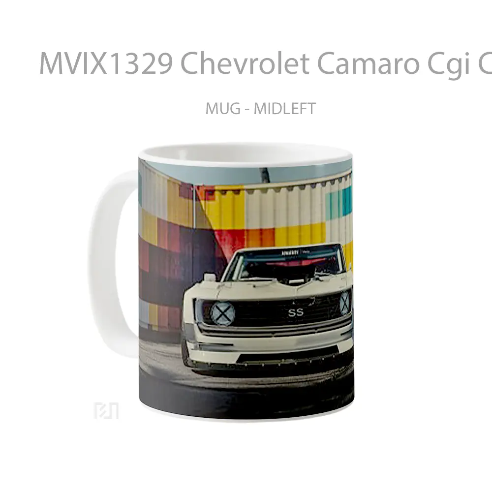 Mug Chevrolet Camaro Cgi Concept Cangkir Mobil - All-side / Desain