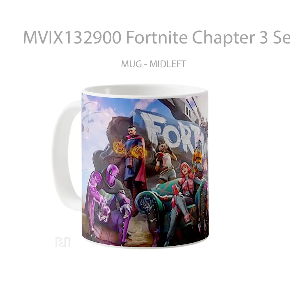 Mug Fortnite Chapter 3 Season 2 Resistance Cangkir Gamer - All-side / Desain
