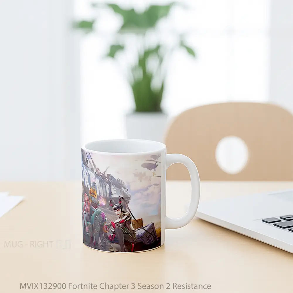 Mug Fortnite Chapter 3 Season 2 Resistance Cangkir Gamer - All-side / Desain