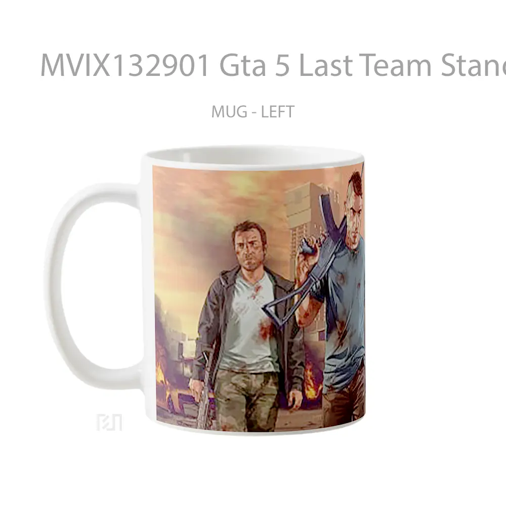 Mug Gta 5 Last Team Standing Gelas Keramik Unik - All-side / Desain