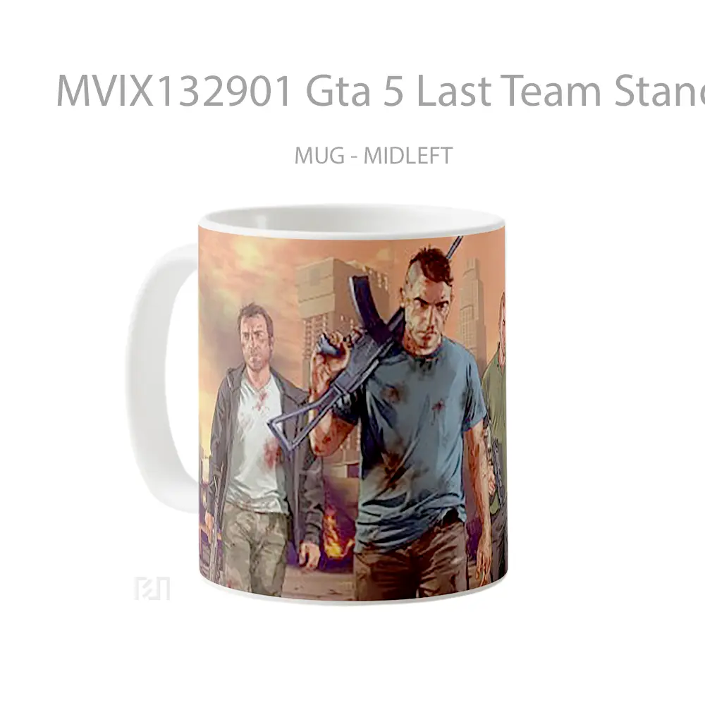 Mug Gta 5 Last Team Standing Gelas Keramik Unik - All-side / Desain
