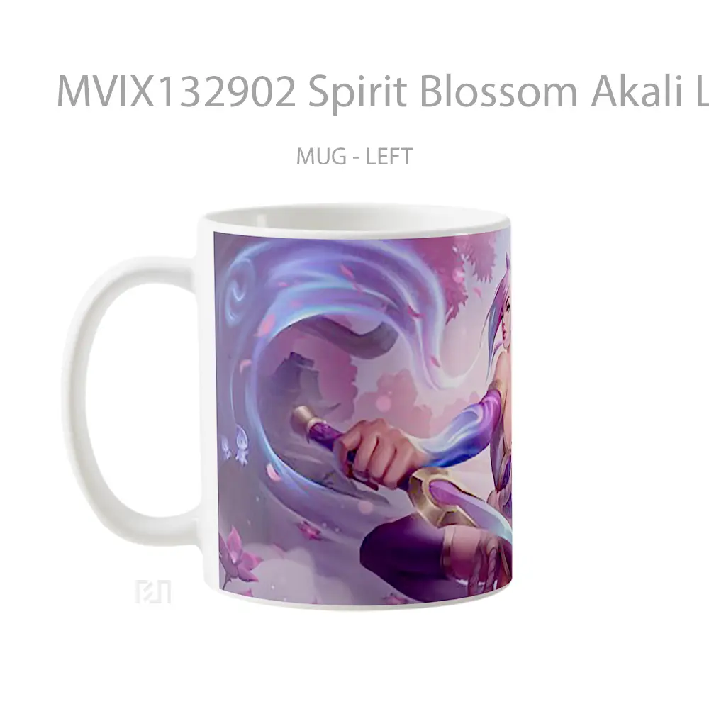 Mug Spirit Blossom Akali League Of Legends Cangkir Gamer - All-side / Desain