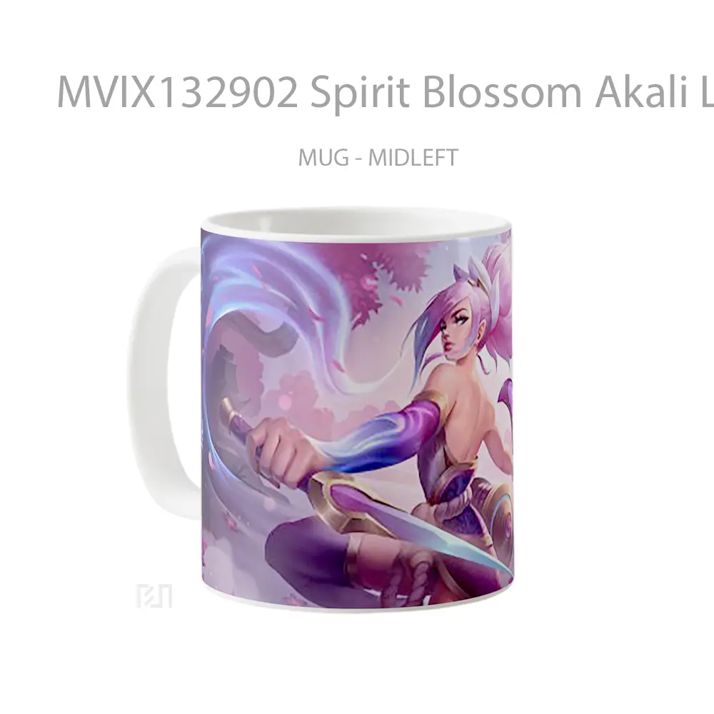 Mug Spirit Blossom Akali League Of Legends Cangkir Gamer - All-side / Desain