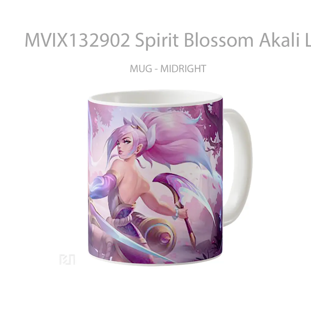 Mug Spirit Blossom Akali League Of Legends Cangkir Gamer - All-side / Desain
