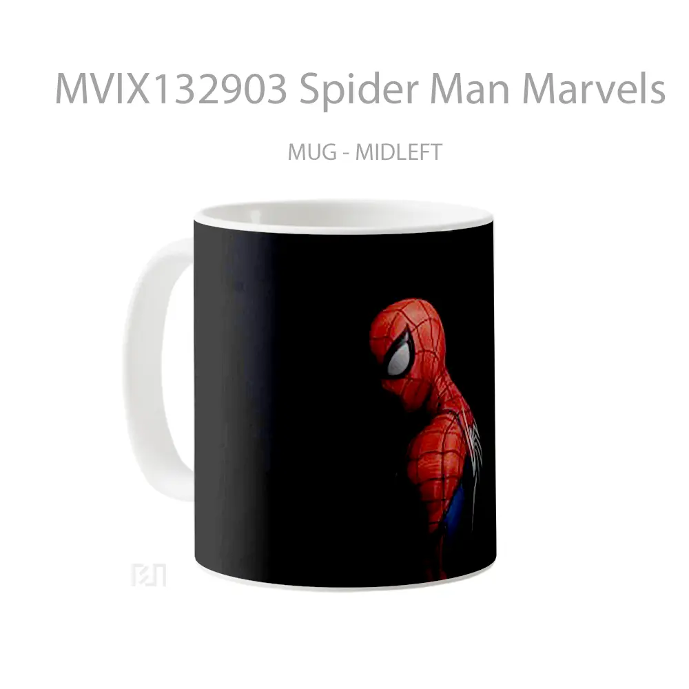 Mug Spider Man Marvels Gelas Superhero - All-side / Desain
