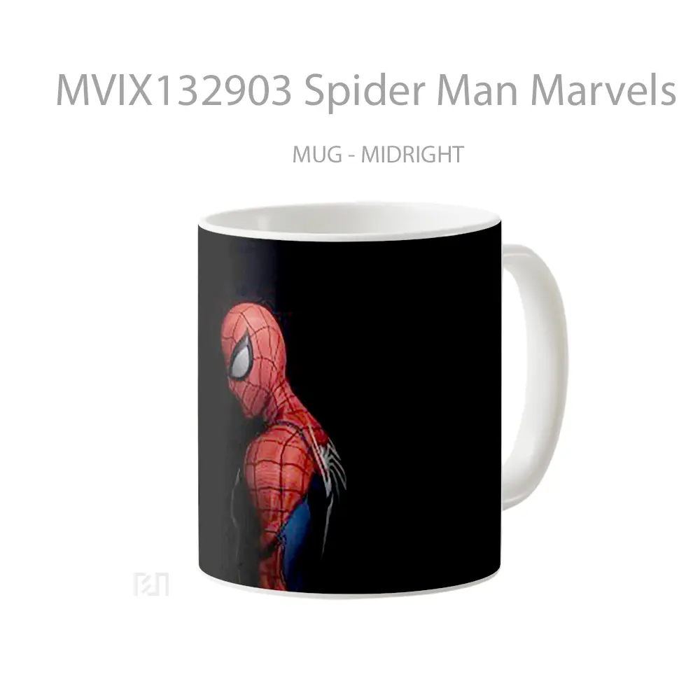 Mug Spider Man Marvels Gelas Superhero - All-side / Desain
