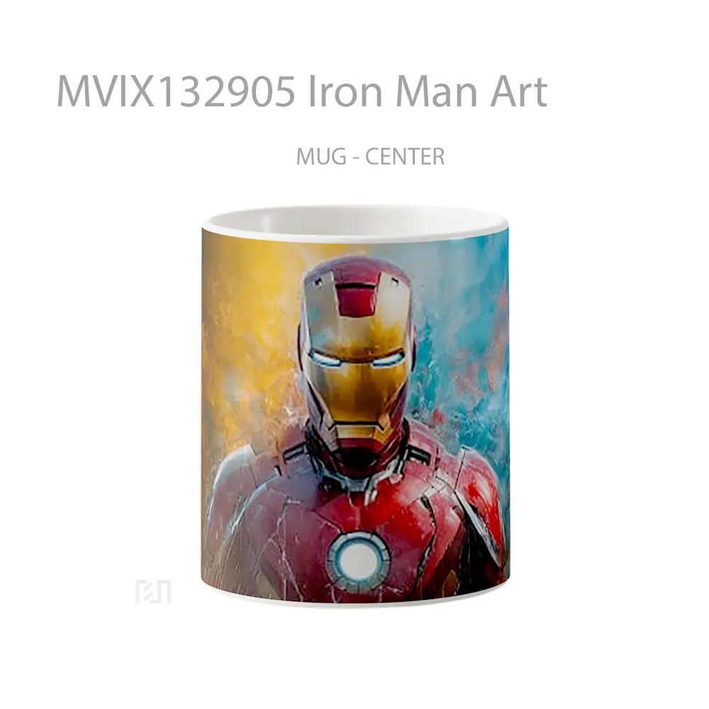 Mug Iron Man Art Gelas Superhero