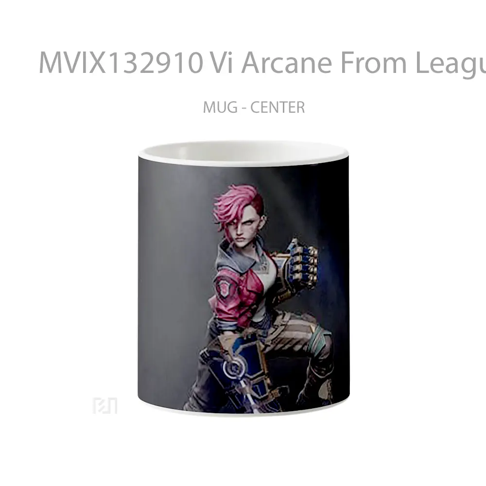 Mug Vi Arcane From League Of Legends V1 Cangkir Gamer