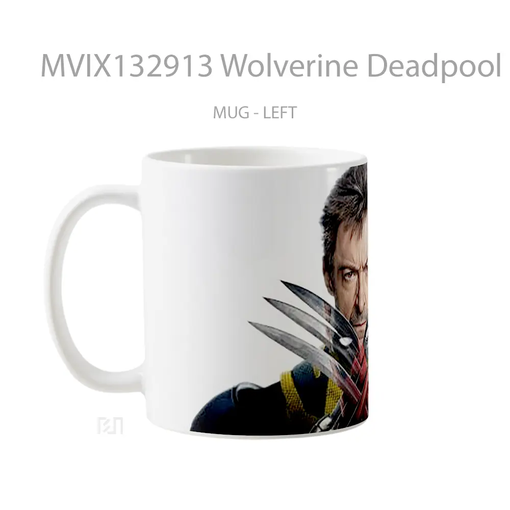 Mug Wolverine Deadpool Gelas Superhero - All-side / Desain
