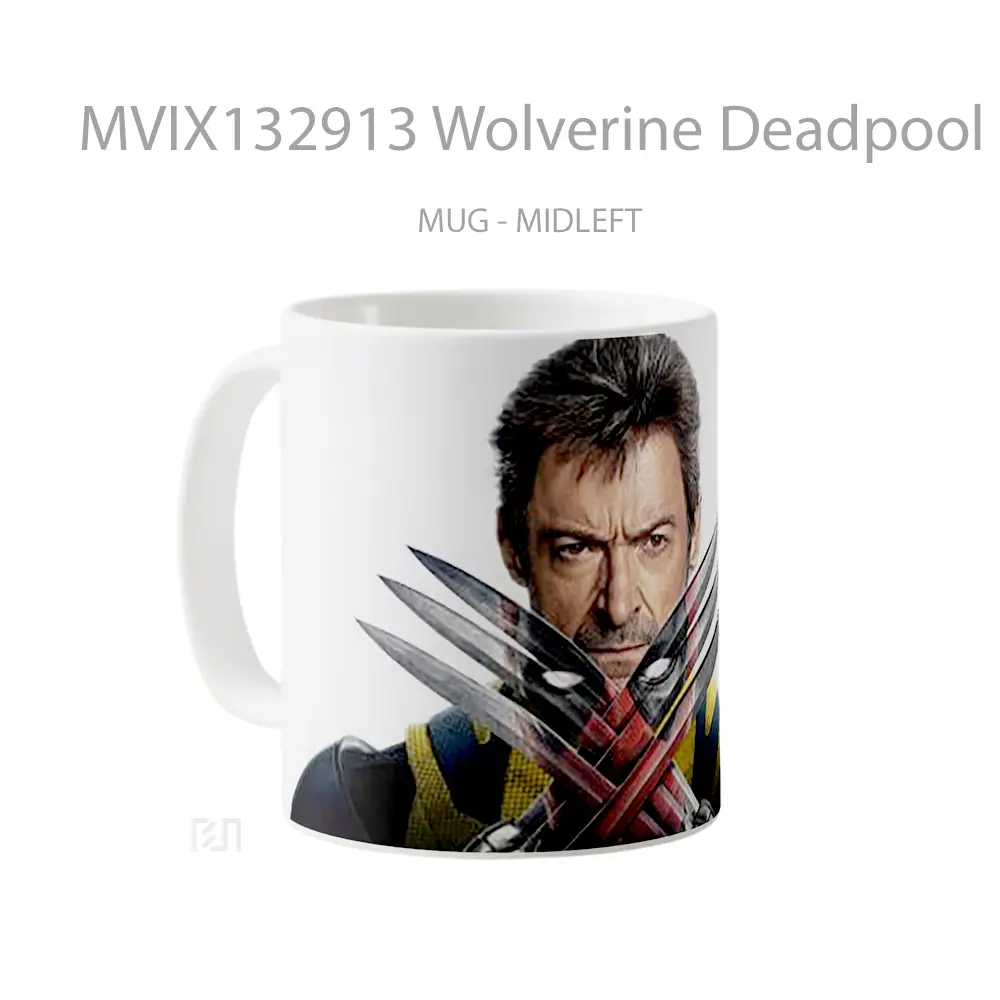 Mug Wolverine Deadpool Gelas Superhero - All-side / Desain
