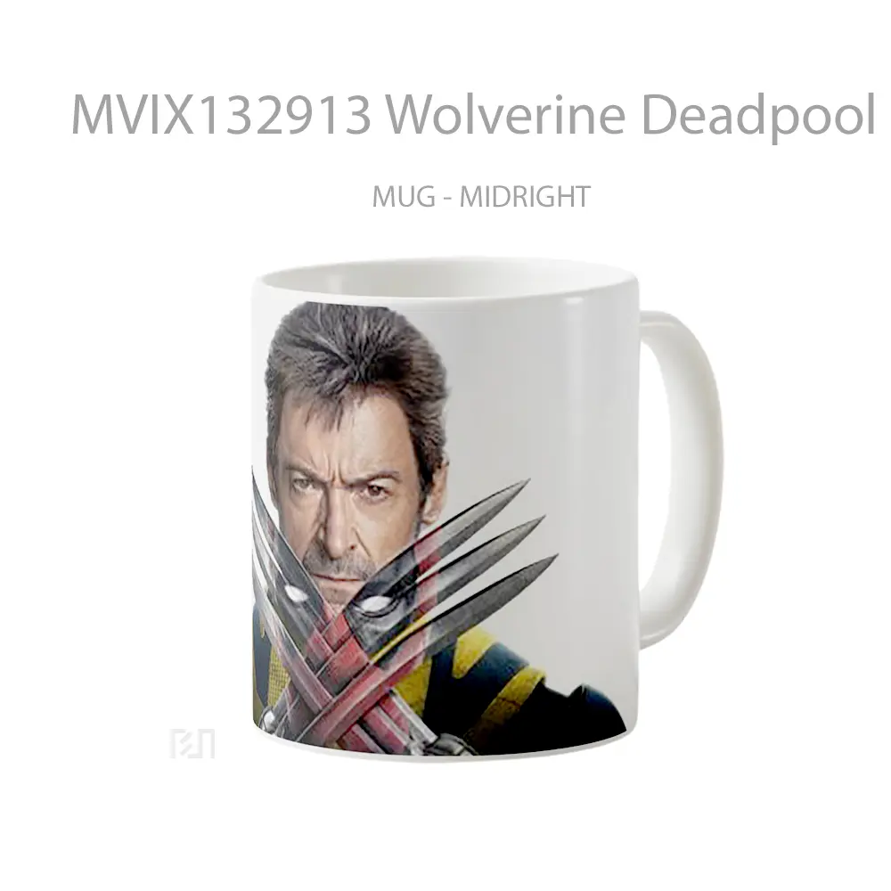 Mug Wolverine Deadpool Gelas Superhero - All-side / Desain