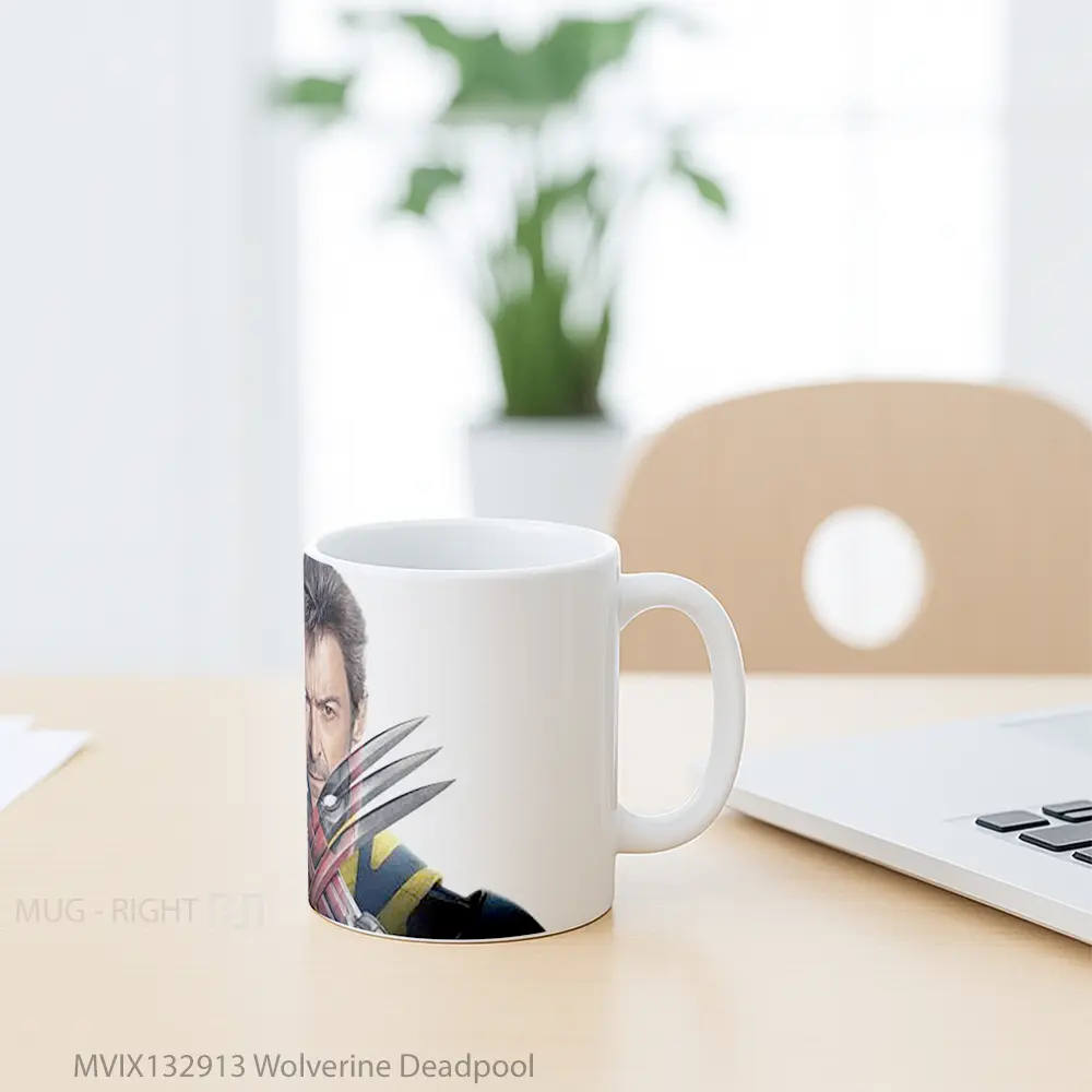 Mug Wolverine Deadpool Gelas Superhero - All-side / Desain