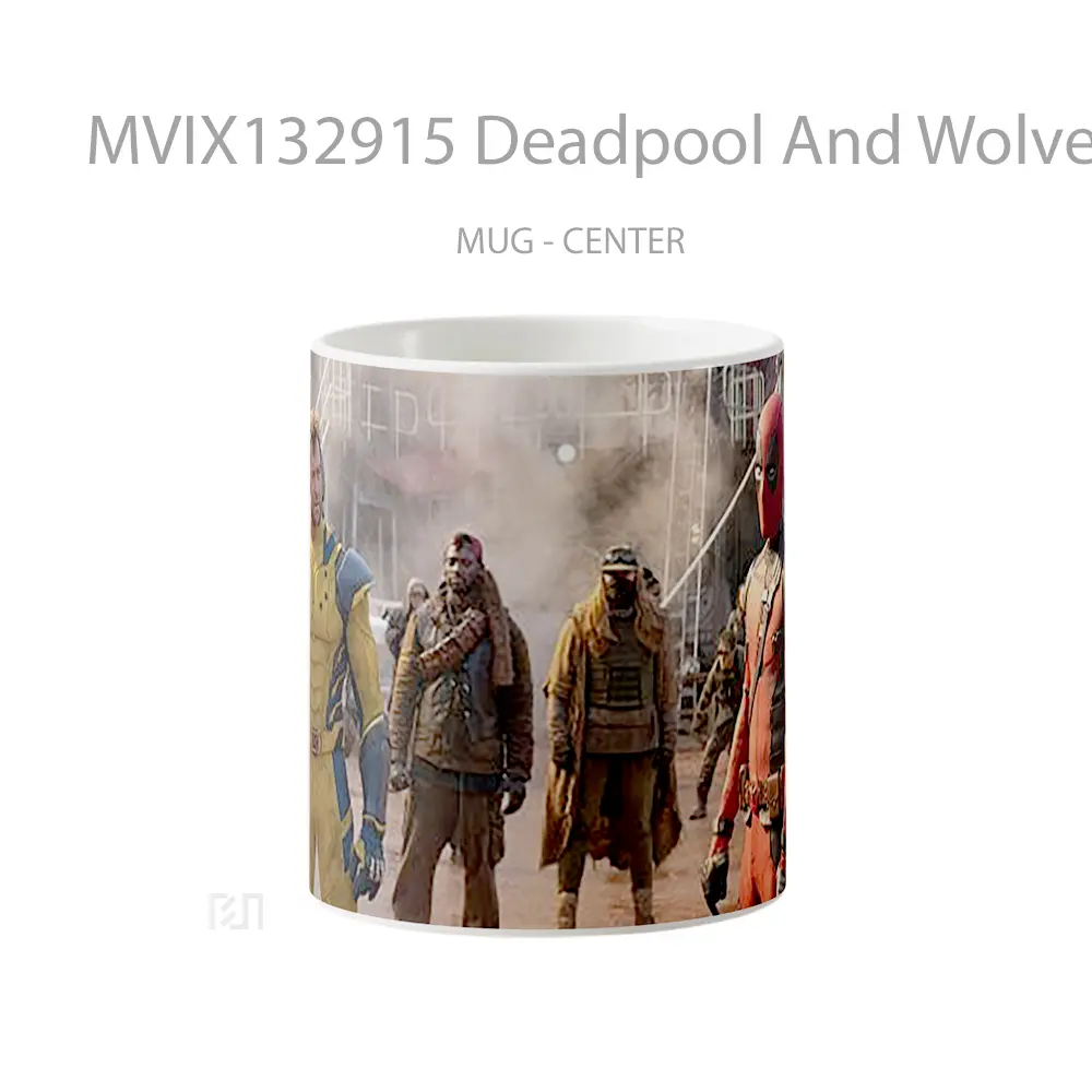 Mug Deadpool And Wolverine Movie V4 Gelas Superhero