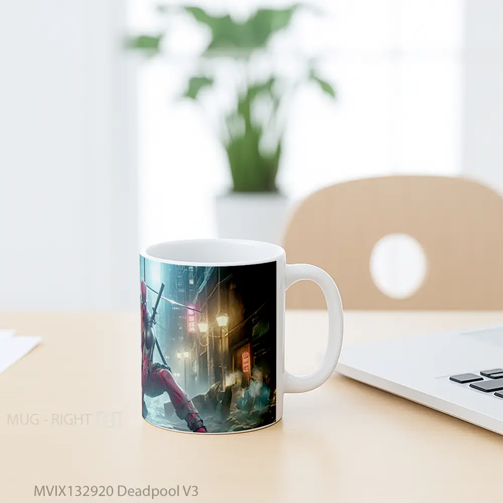 Mug Deadpool V3 Gelas Superhero - All-side / Desain