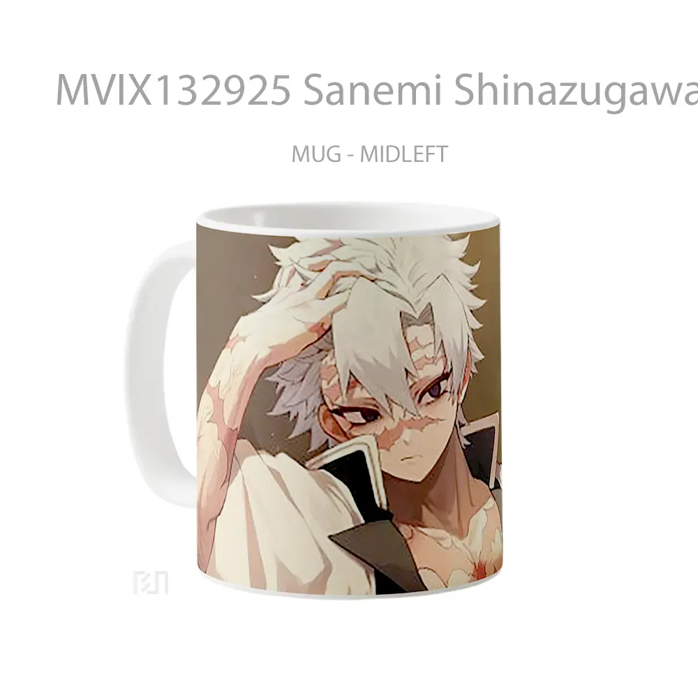 Mug Sanemi Shinazugawa From Demon Slayer V2 Cangkir Anime - All-side / Desain
