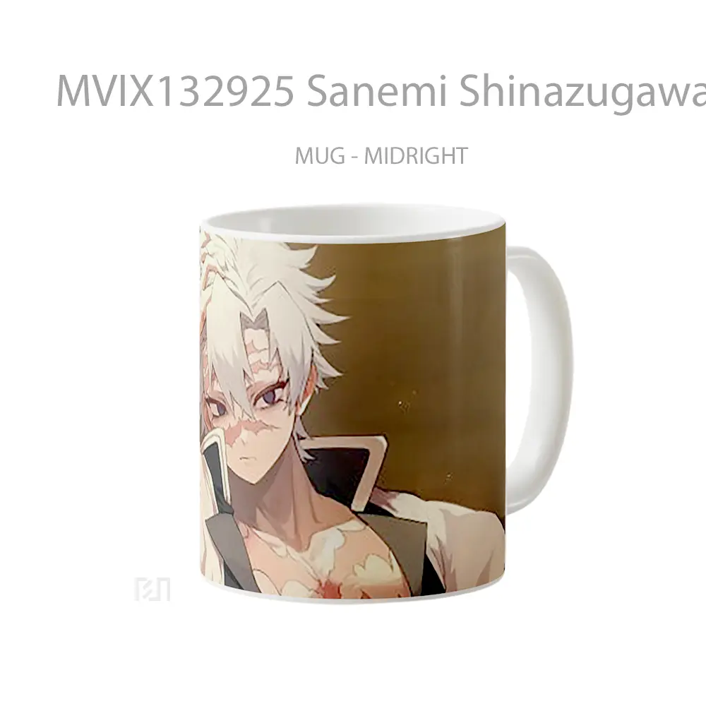 Mug Sanemi Shinazugawa From Demon Slayer V2 Cangkir Anime - All-side / Desain