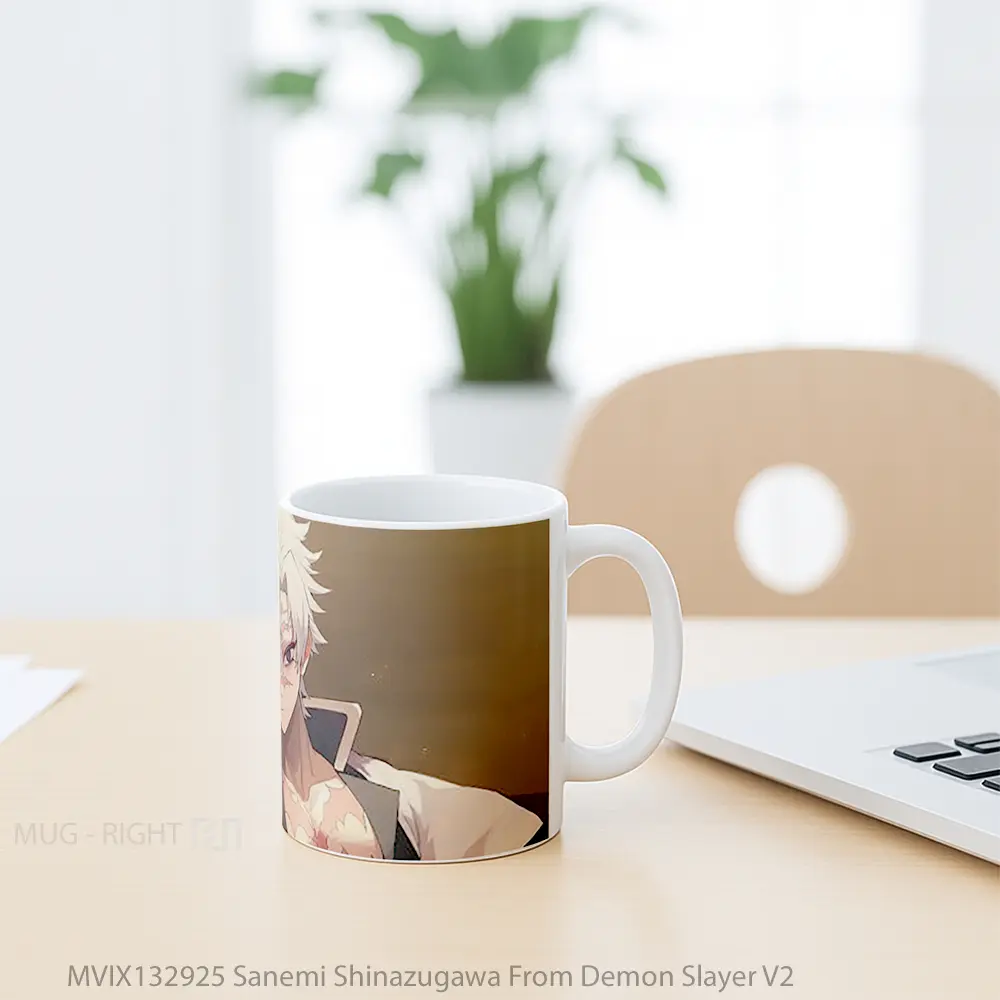 Mug Sanemi Shinazugawa From Demon Slayer V2 Cangkir Anime - All-side / Desain