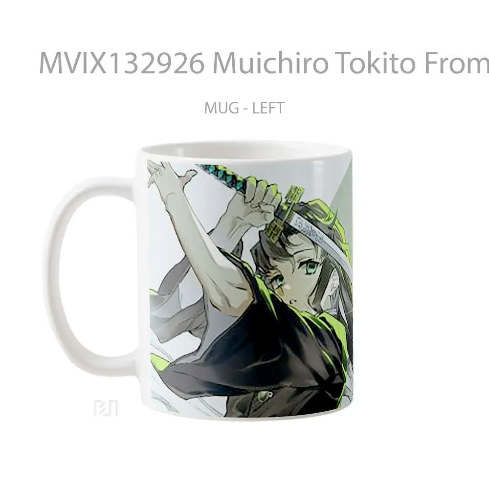 Mug Muichiro Tokito From Demon Slayer V3 Cangkir Anime - All-side / Desain