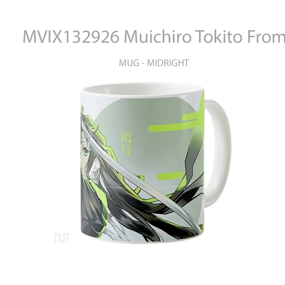 Mug Muichiro Tokito From Demon Slayer V3 Cangkir Anime - All-side / Desain