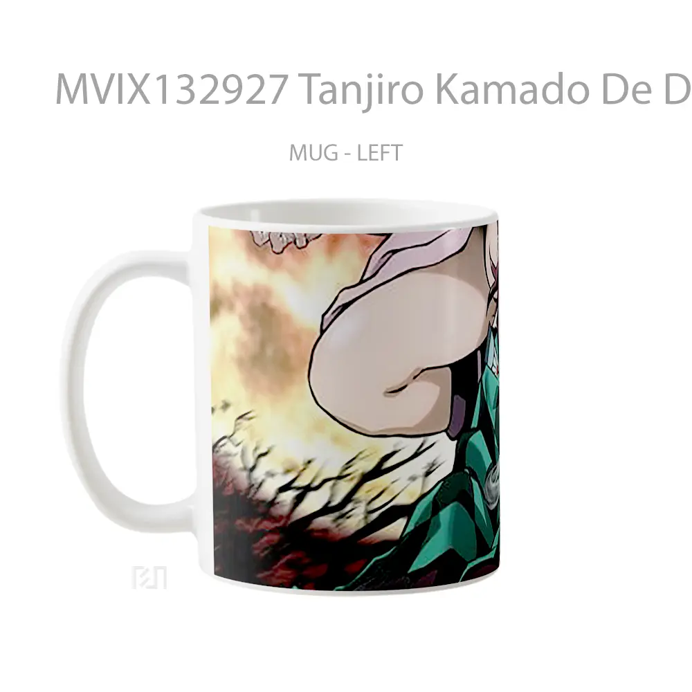 Mug Tanjiro Kamado De Demon Slayer Cangkir Anime - All-side / Desain