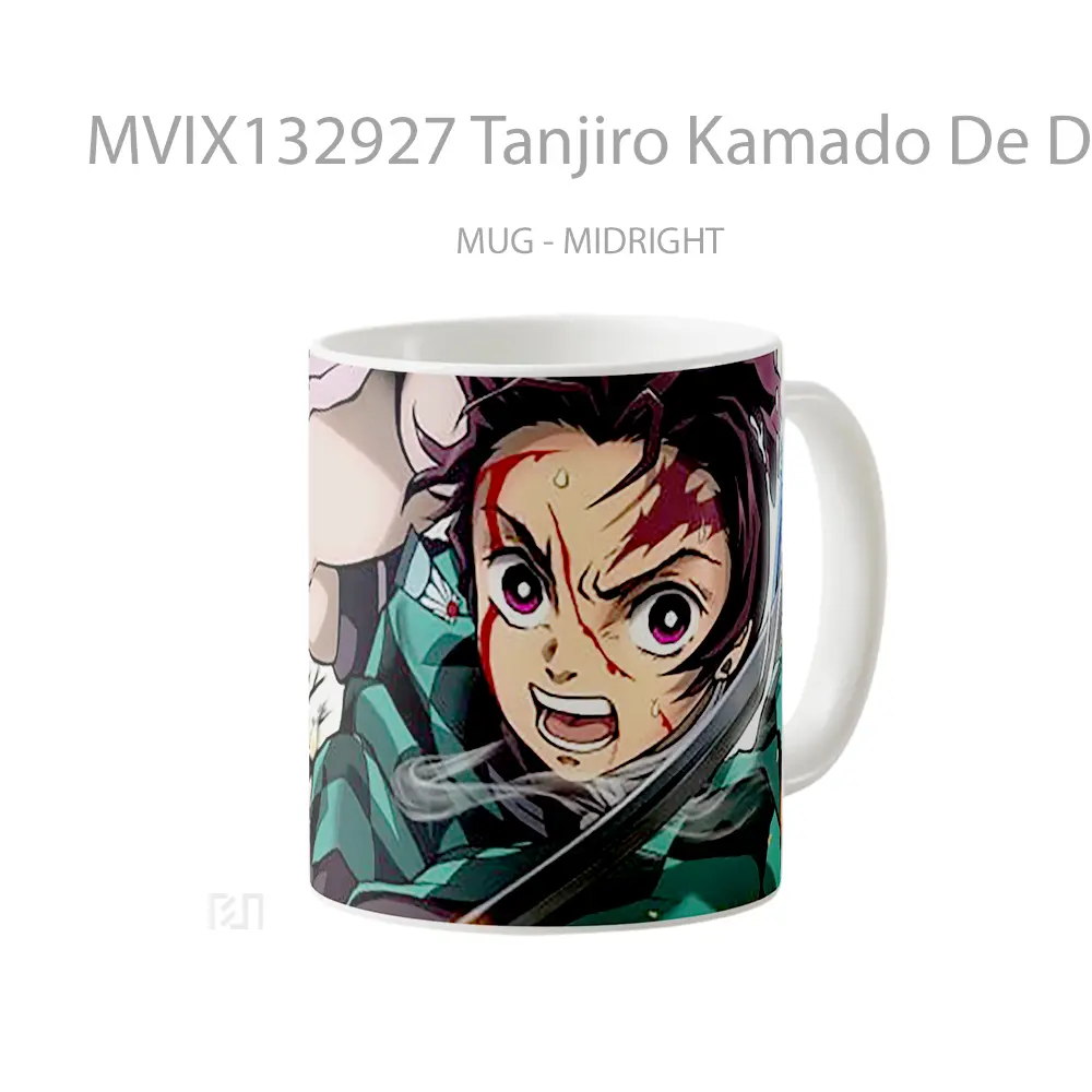 Mug Tanjiro Kamado De Demon Slayer Cangkir Anime - All-side / Desain