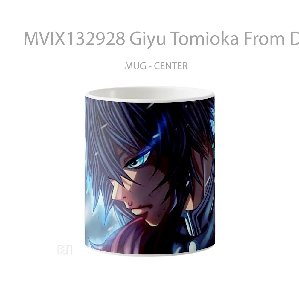 Mug Giyu Tomioka From Demon Slayer V2 Cangkir Anime