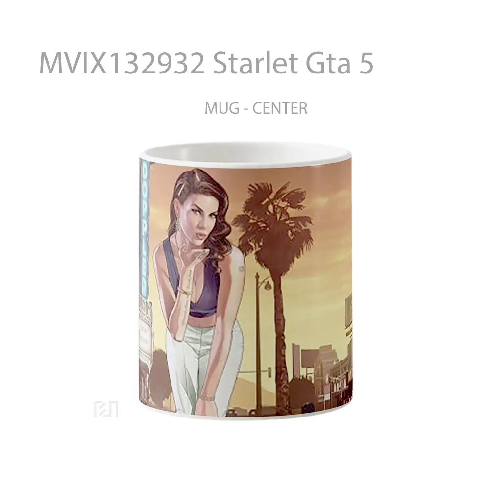 Mug Starlet Gta 5 Gelas Keramik Unik