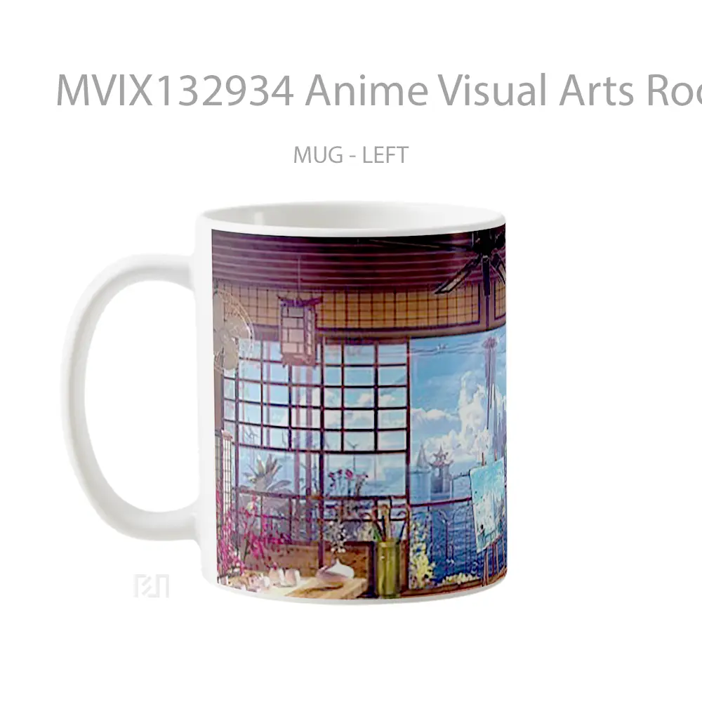 Mug Anime Visual Arts Room Cangkir Anime - All-side / Desain