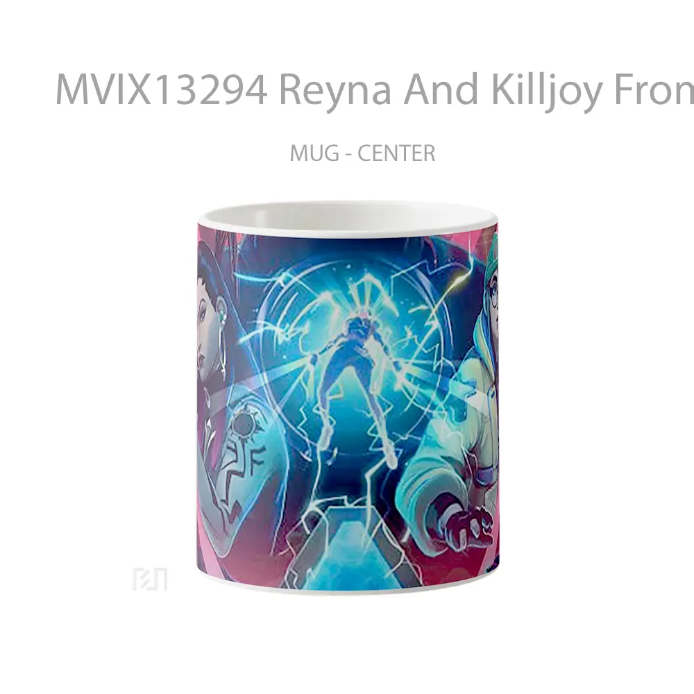 Mug Reyna And Killjoy From Valorant Shattered Cangkir Gamer