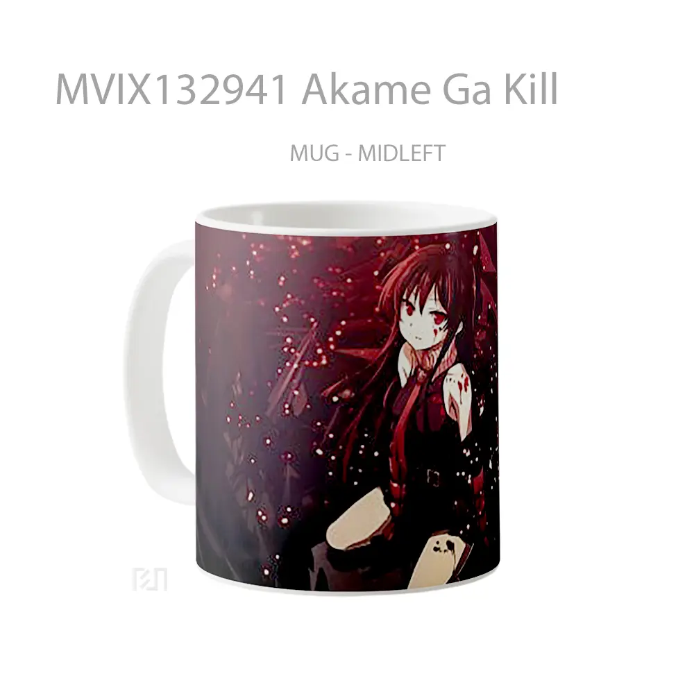 Mug Akame Ga Kill Gelas Keramik Unik - All-side / Desain