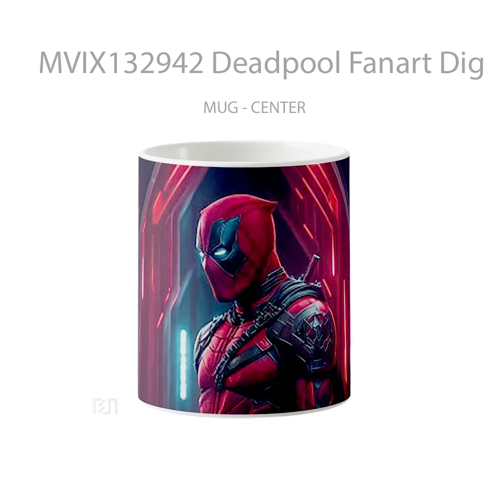 Mug Deadpool Fanart Digital Art Gelas Superhero