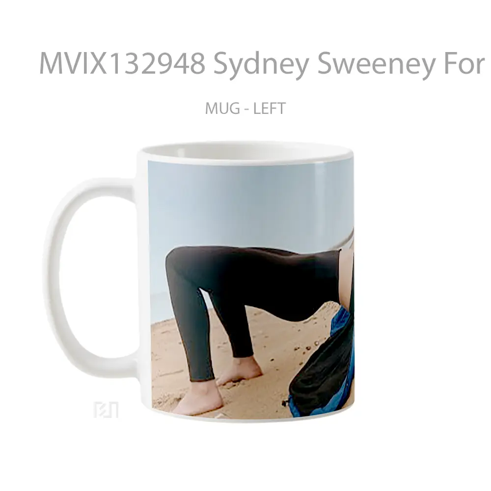 Mug Sydney Sweeney For Cotton On Body Gelas Keramik Unik - All-side / Desain