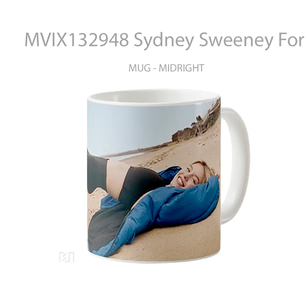 Mug Sydney Sweeney For Cotton On Body Gelas Keramik Unik - All-side / Desain