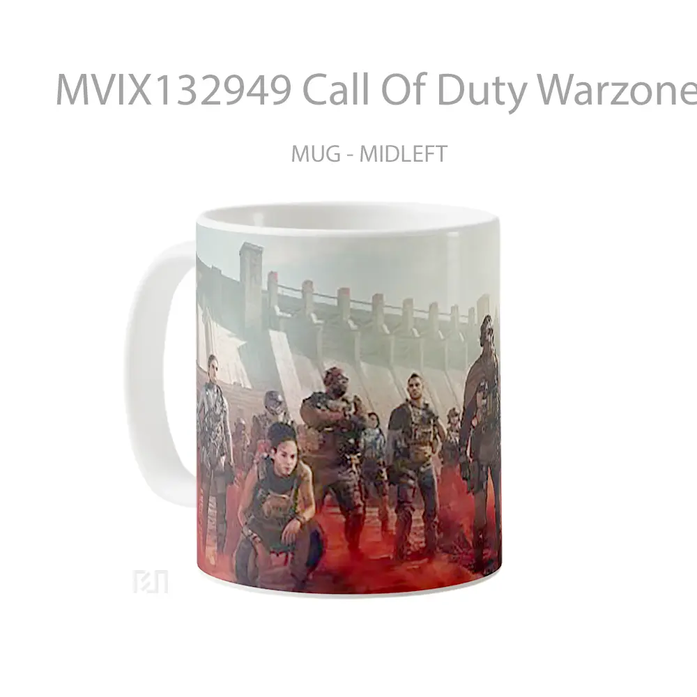 Mug Call Of Duty Warzone Mobile Cangkir Gamer - All-side / Desain