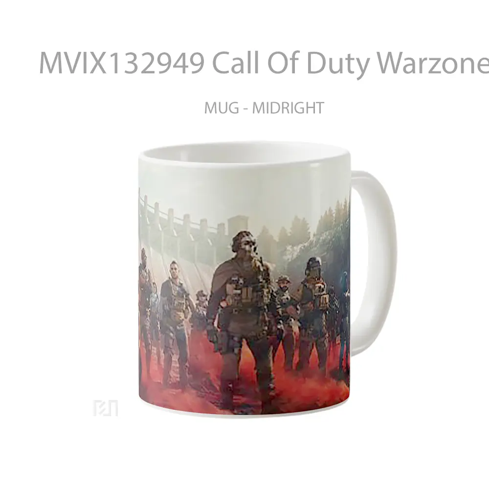 Mug Call Of Duty Warzone Mobile Cangkir Gamer - All-side / Desain