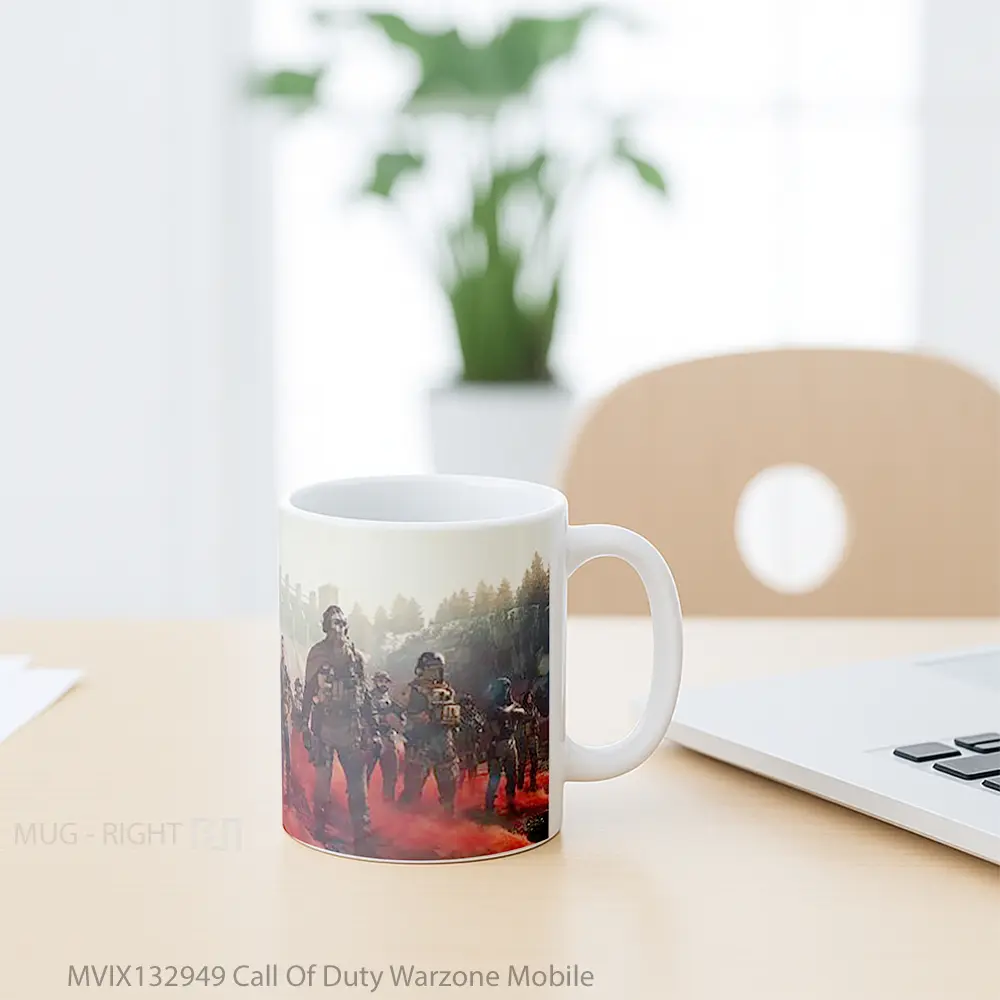 Mug Call Of Duty Warzone Mobile Cangkir Gamer - All-side / Desain