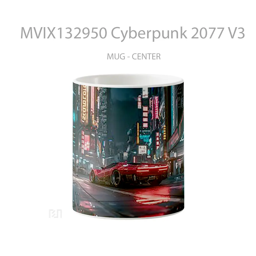 Mug Cyberpunk 2077 V3 Cangkir Gamer