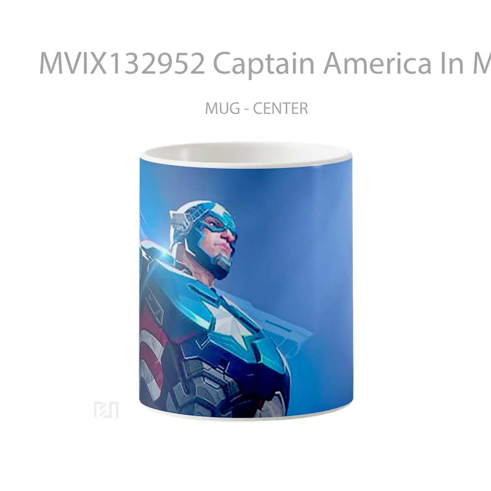 Mug Captain America In Marvel Rivals Gelas Superhero