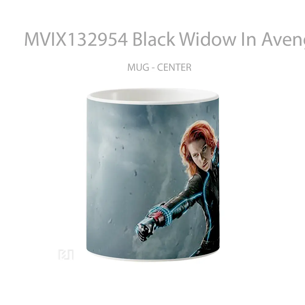 Mug Black Widow In Avengers Gelas Superhero
