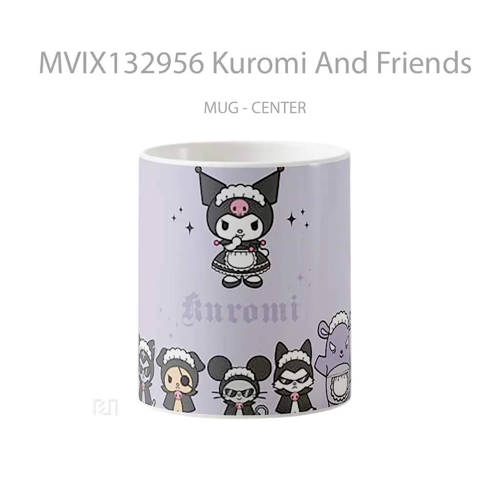 Mug Kuromi And Friends Gelas Keramik Unik